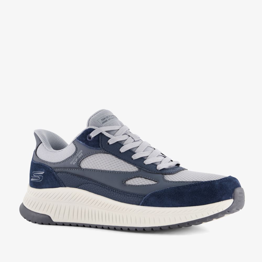 Skechers Slip-ins: BOBS Squad 4 heren sneakers blauw