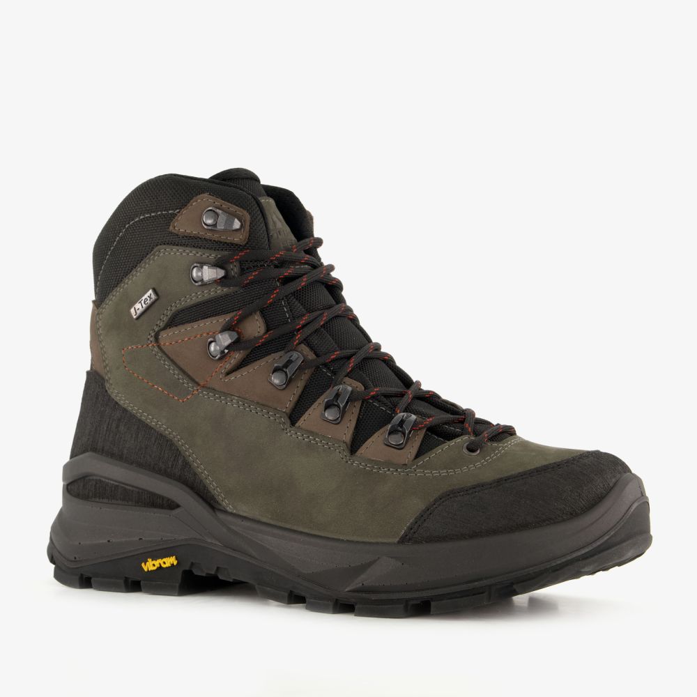 Mountain Peak suède cat. B wandelschoenen vibram zool bruin