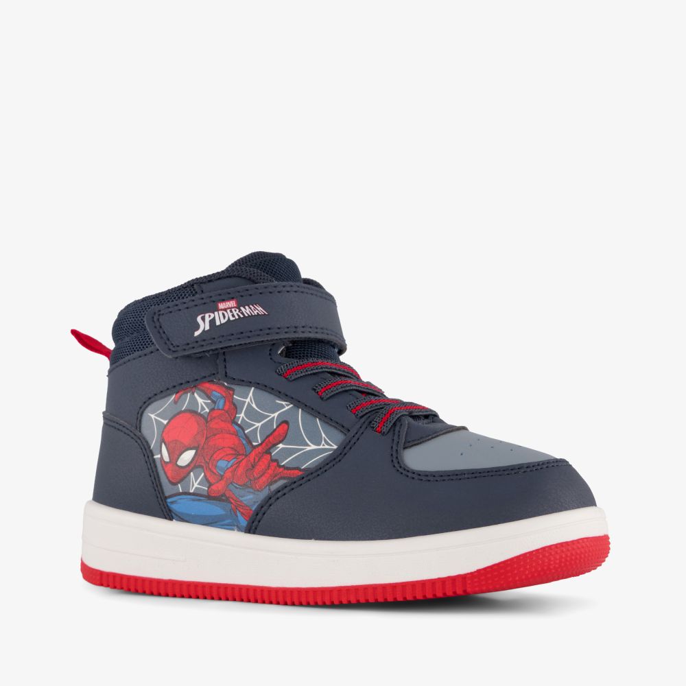 Spider-Man Spiderman jongens hoge sneakers blauw rood
