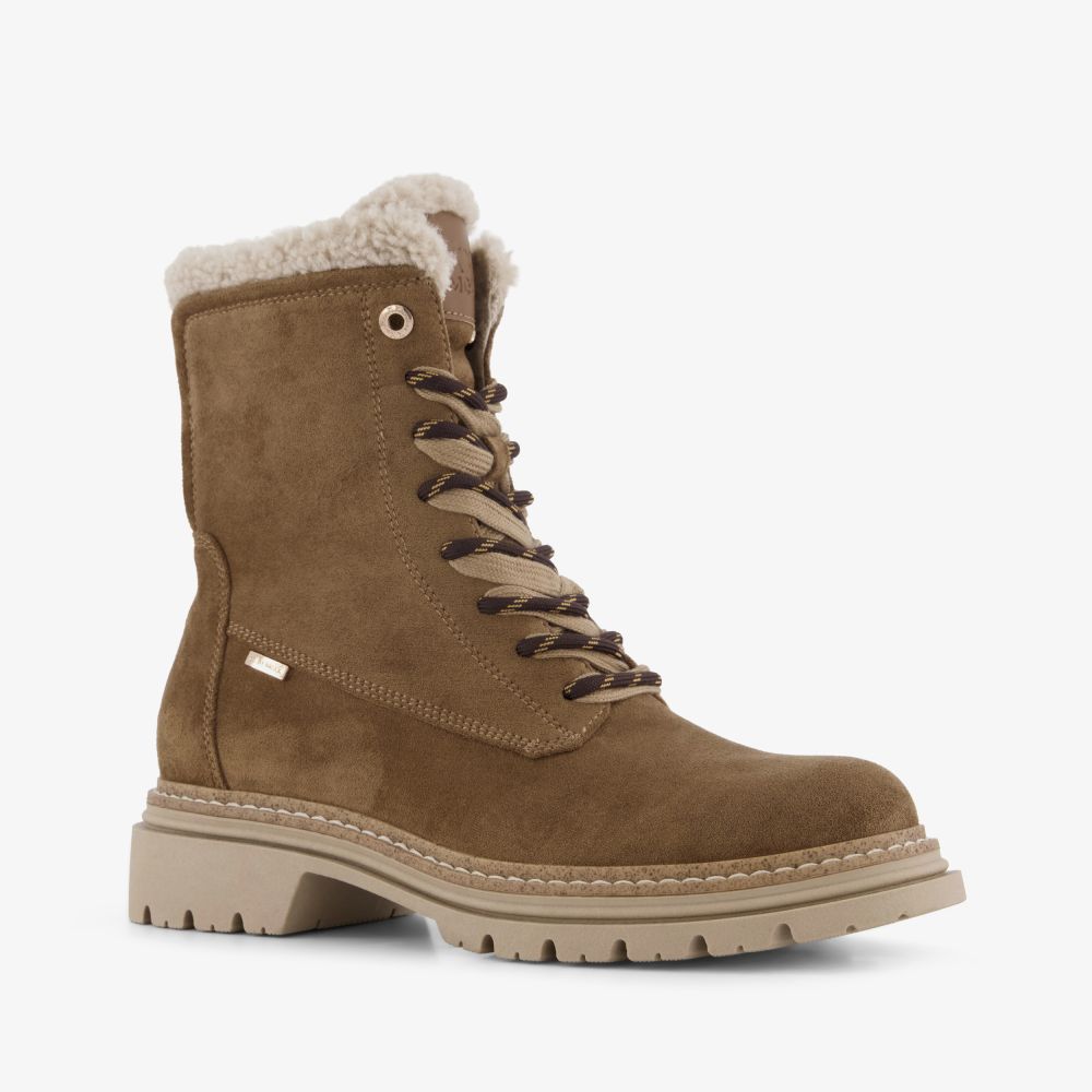 Mexx XX by Mexx gevoerde dames boots cognac