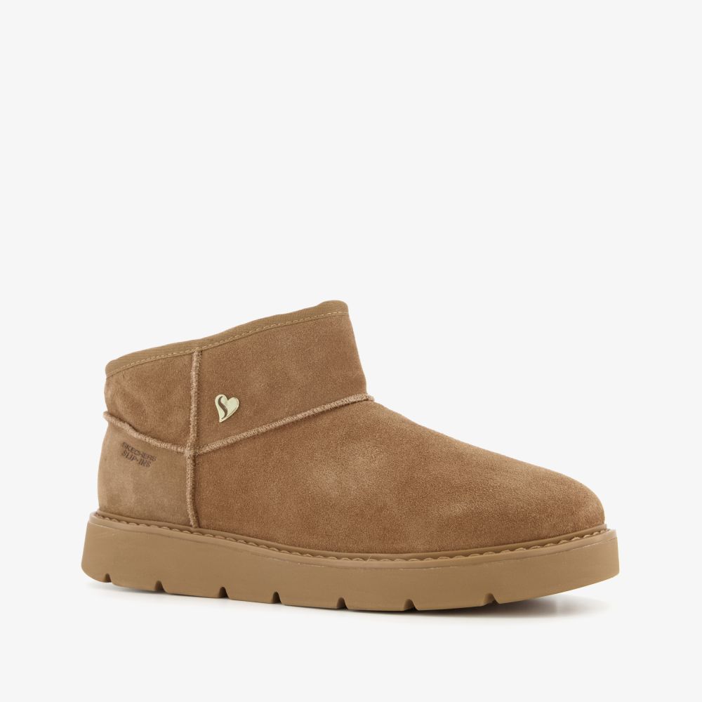 Skechers Slip-ins: Keepsakes Cozy - Cozy Mini boots cognac