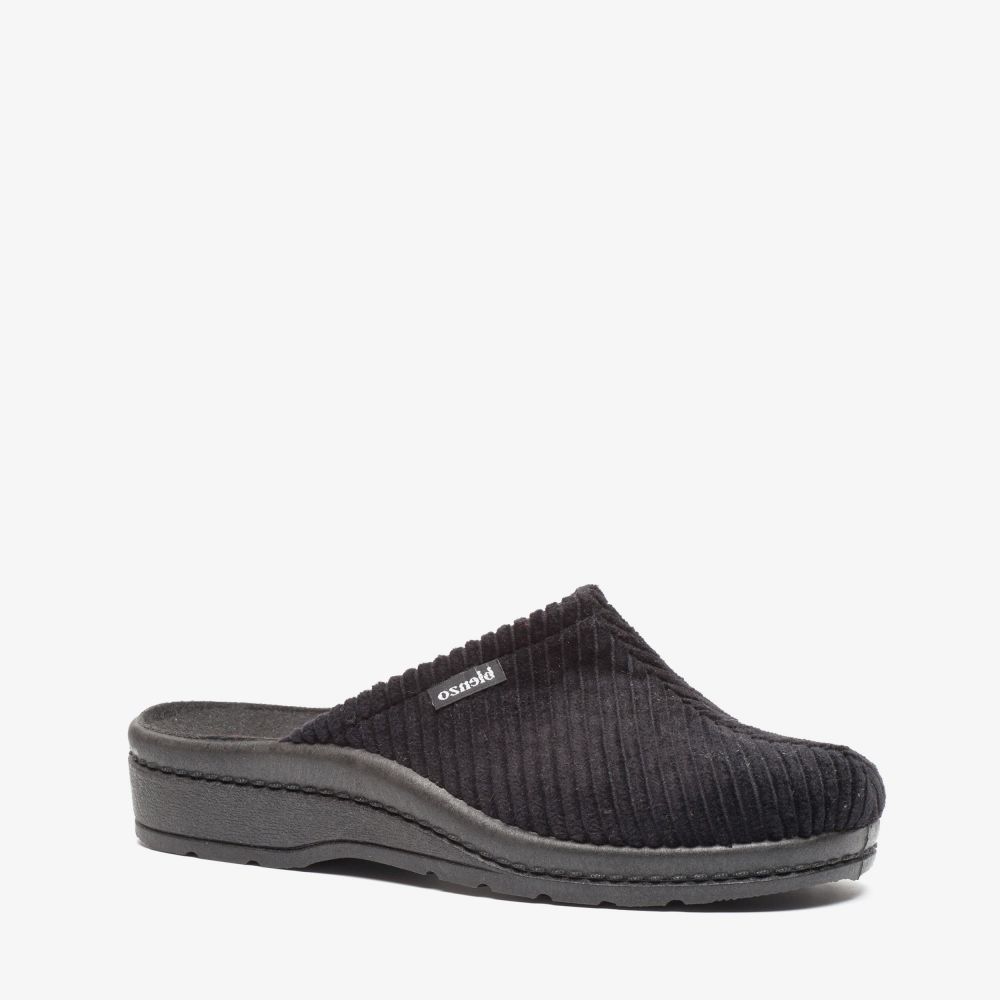 Blenzo heren pantoffel zwart