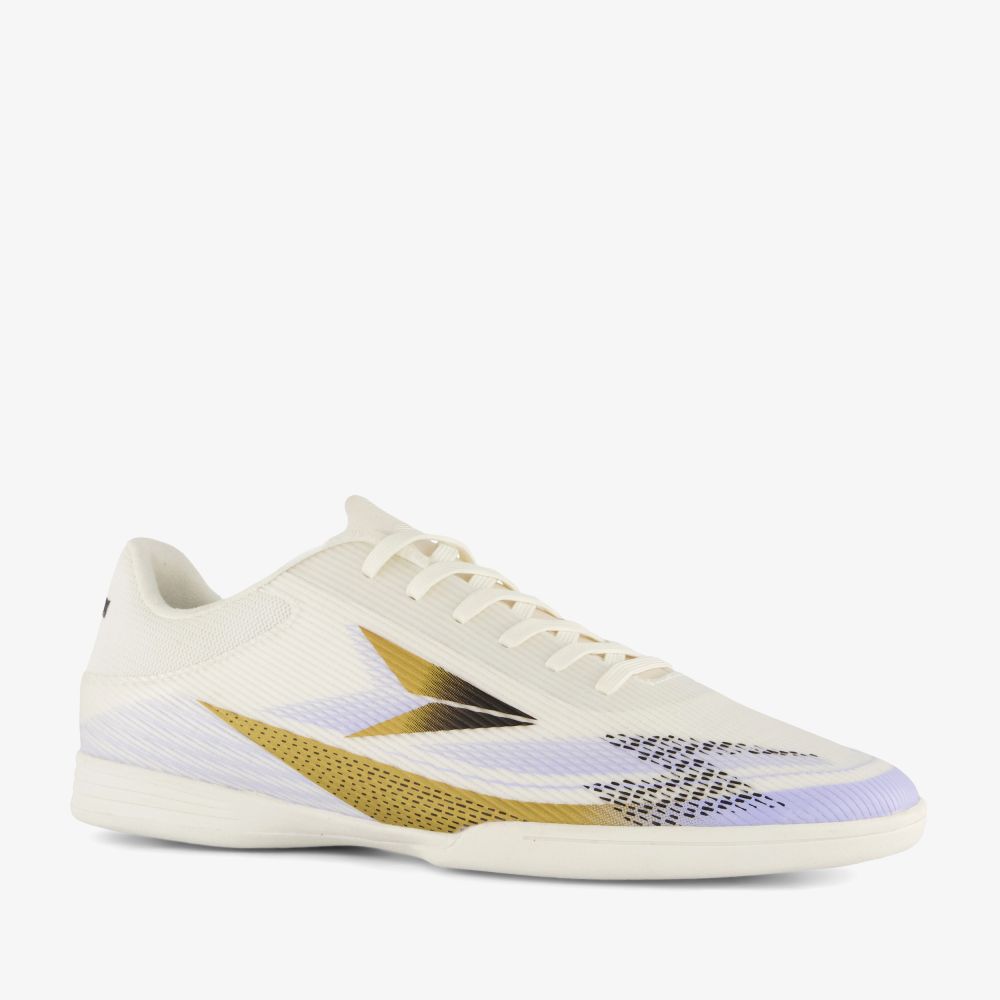 Dutchy Ultimate heren zaalvoetbalschoenen IC wit goud