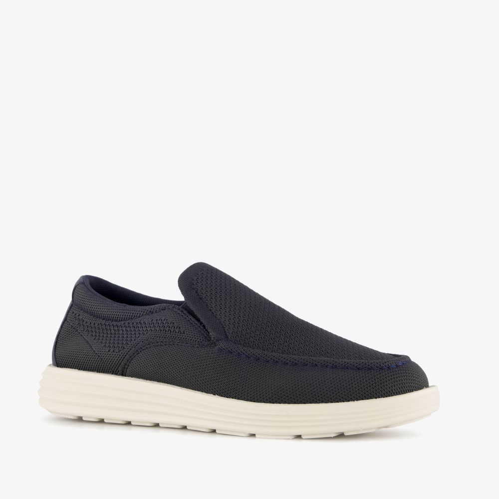 Blue Box heren instappers blauw