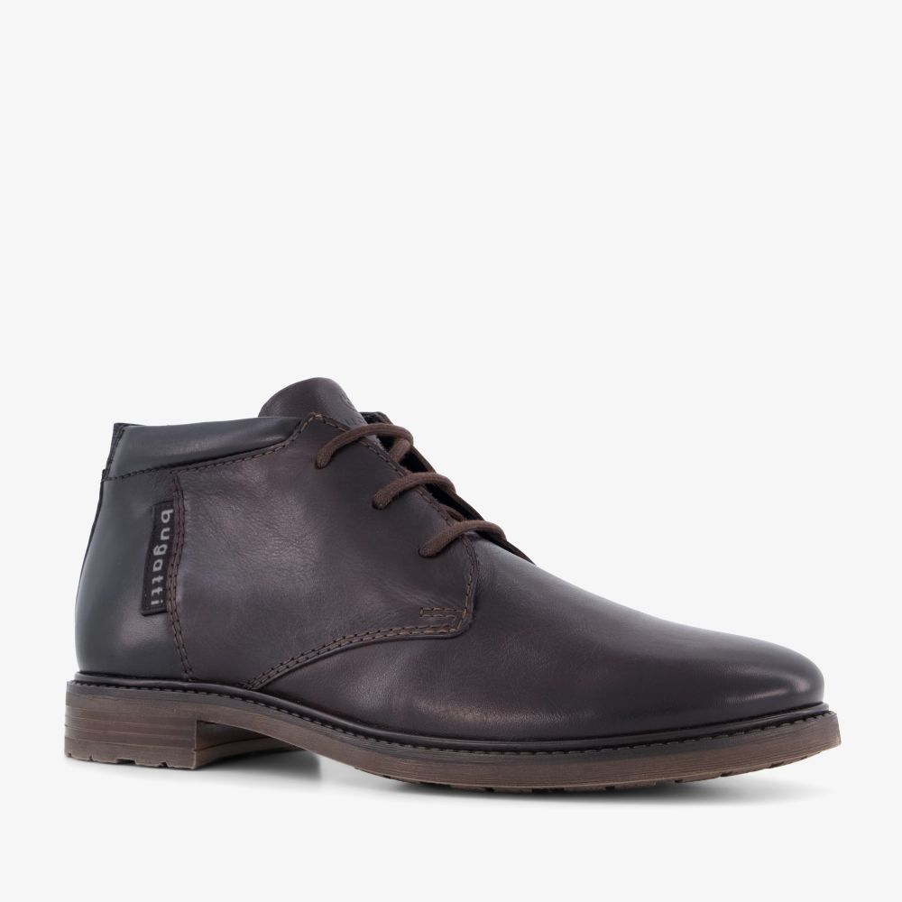 Bugatti leren heren veterschoenen bruin