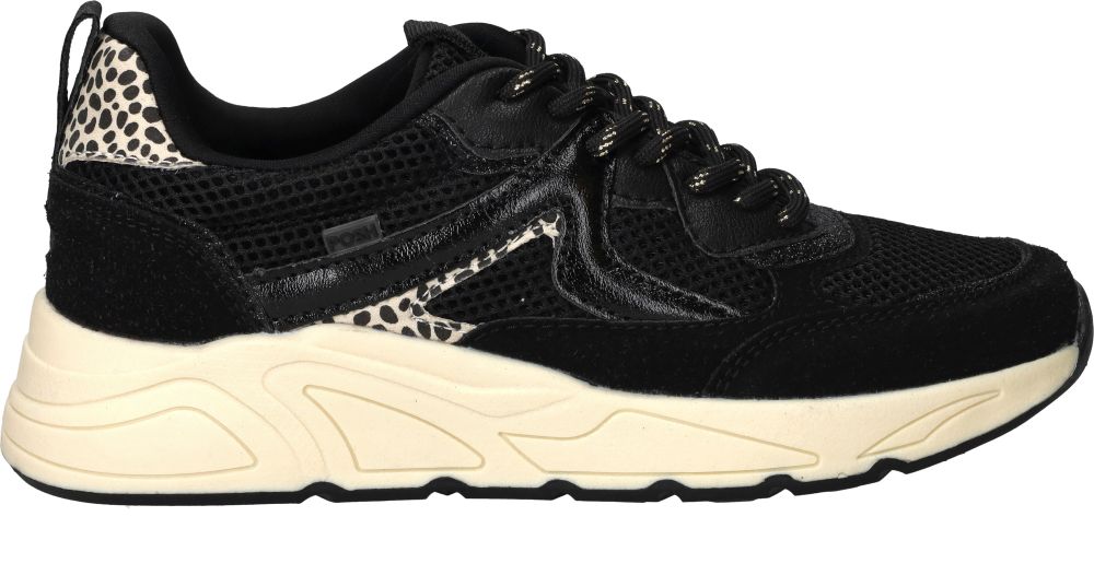POSH by Poelman Sneakers Heren Zwart