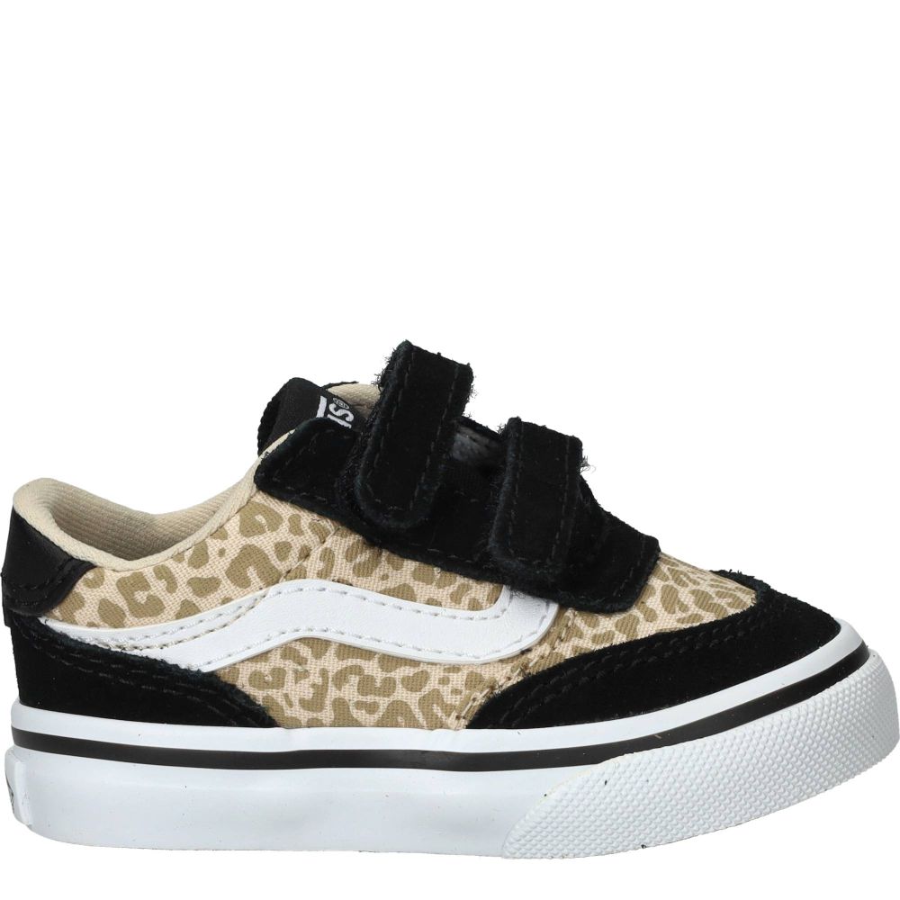 Vans Brooklyn LS V Leopard Sneakers Meisjes Zwart