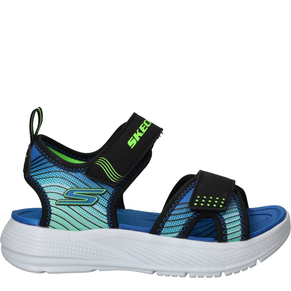Skechers Microspeck-Splash Sneakers Jongens Blauw