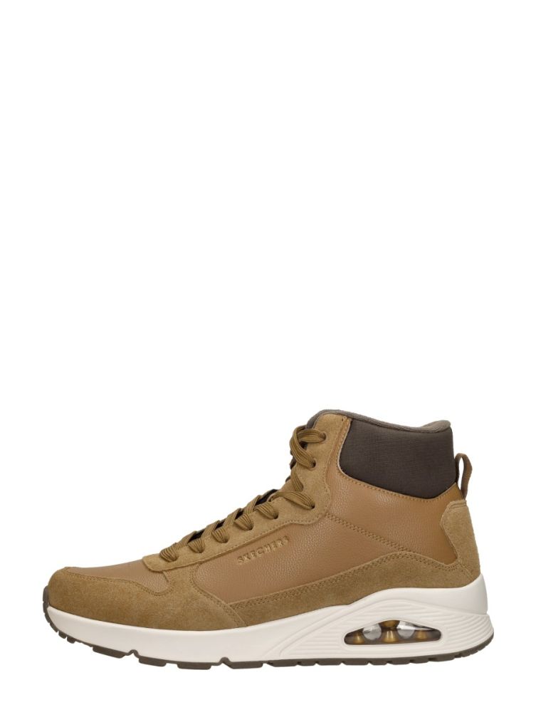 Skechers Sneakers Hoog Middel Bruin