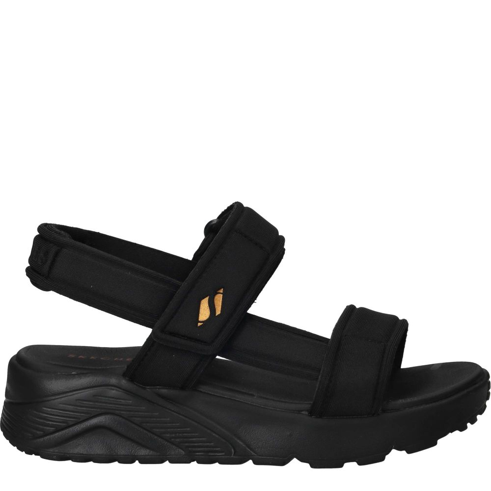Skechers Uno Lite Sandalen Meisjes Zwart