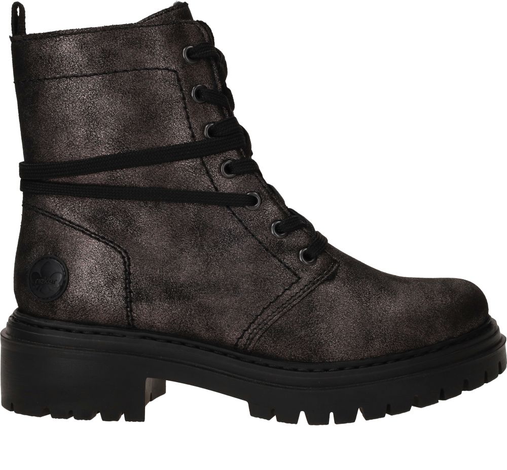 Rieker Veterboots Zwart