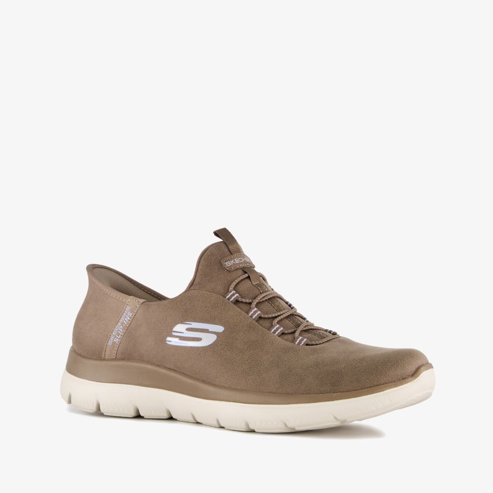 Skechers Slip-ins: Summits - Korlo dames sneakers zwart