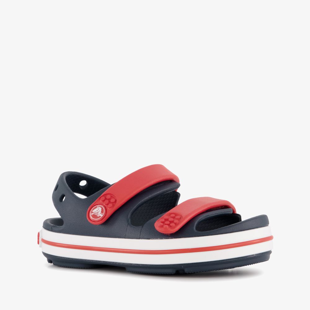 Crocs Crocband Cruiser kinder sandalen blauw rood