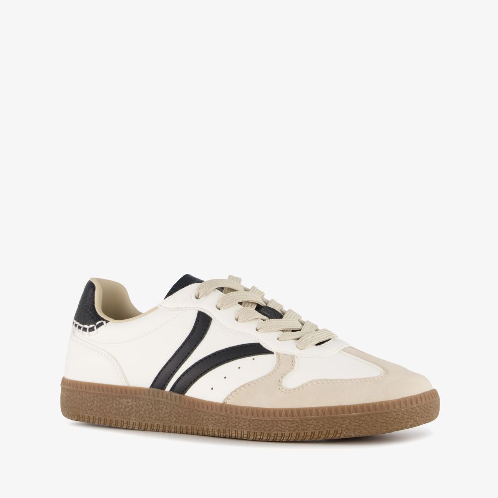 Blue Box dames sneakers wit zwart