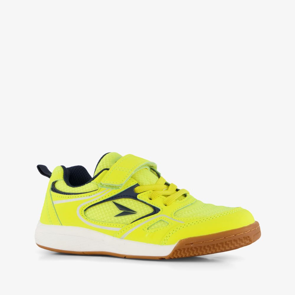 Dutchy Rebound kinder zaalschoenen IC neon geel