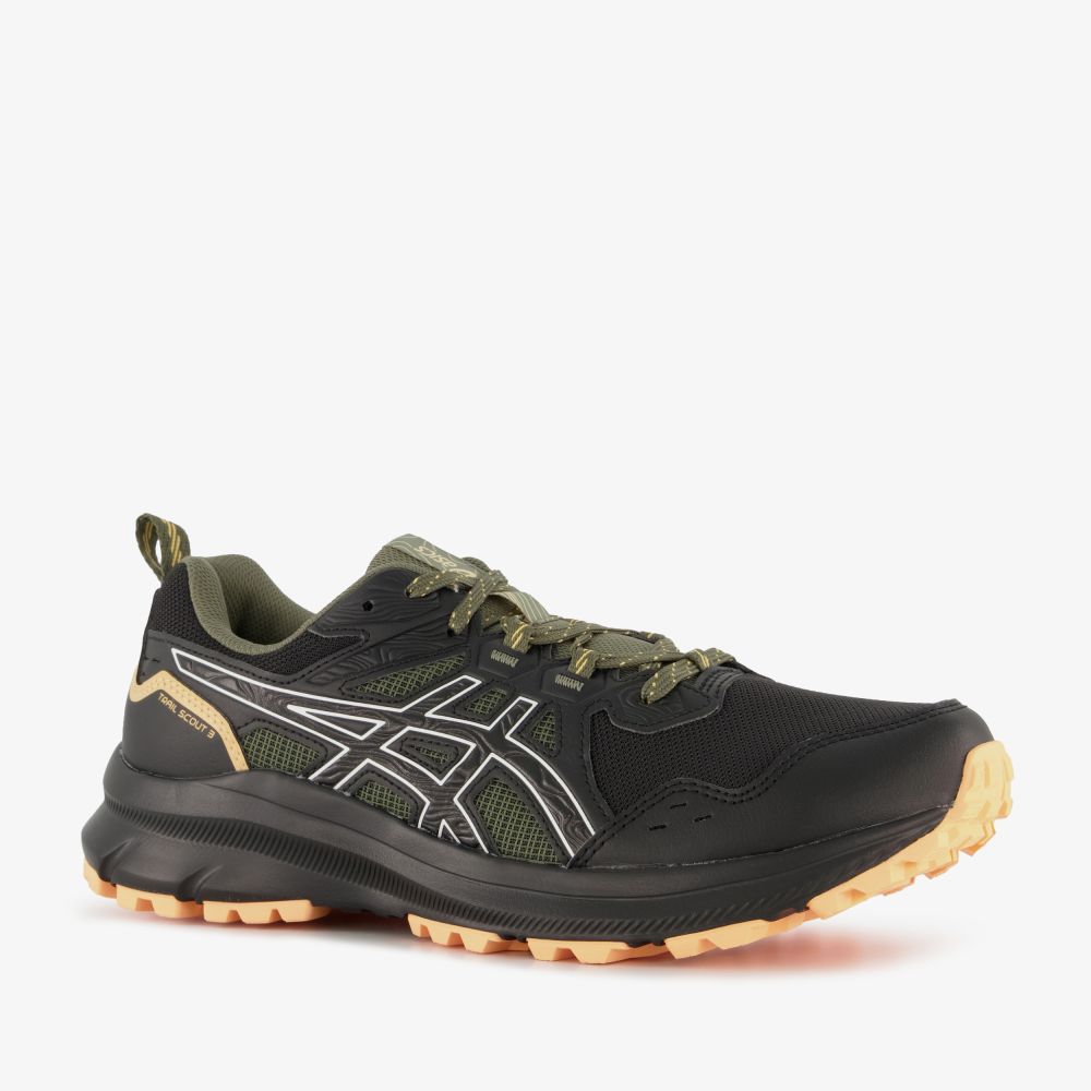 ASICS Trail Scout 3 heren trail hardloopschoenen zwart