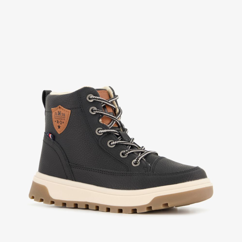 Blue Box hoge jongens sneakers blauw