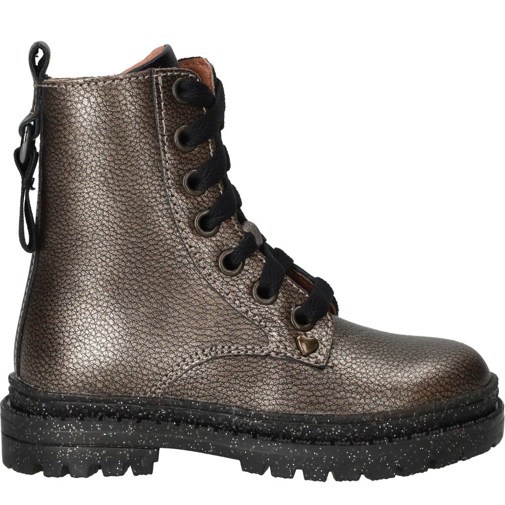 Ikke IK-KE Veterboots Meisjes Zilver