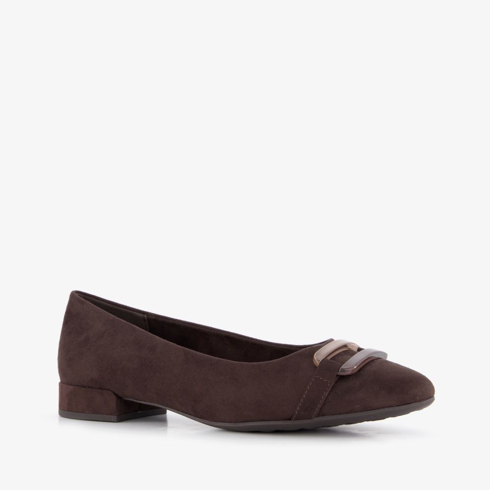 Jana dames ballerina bruin