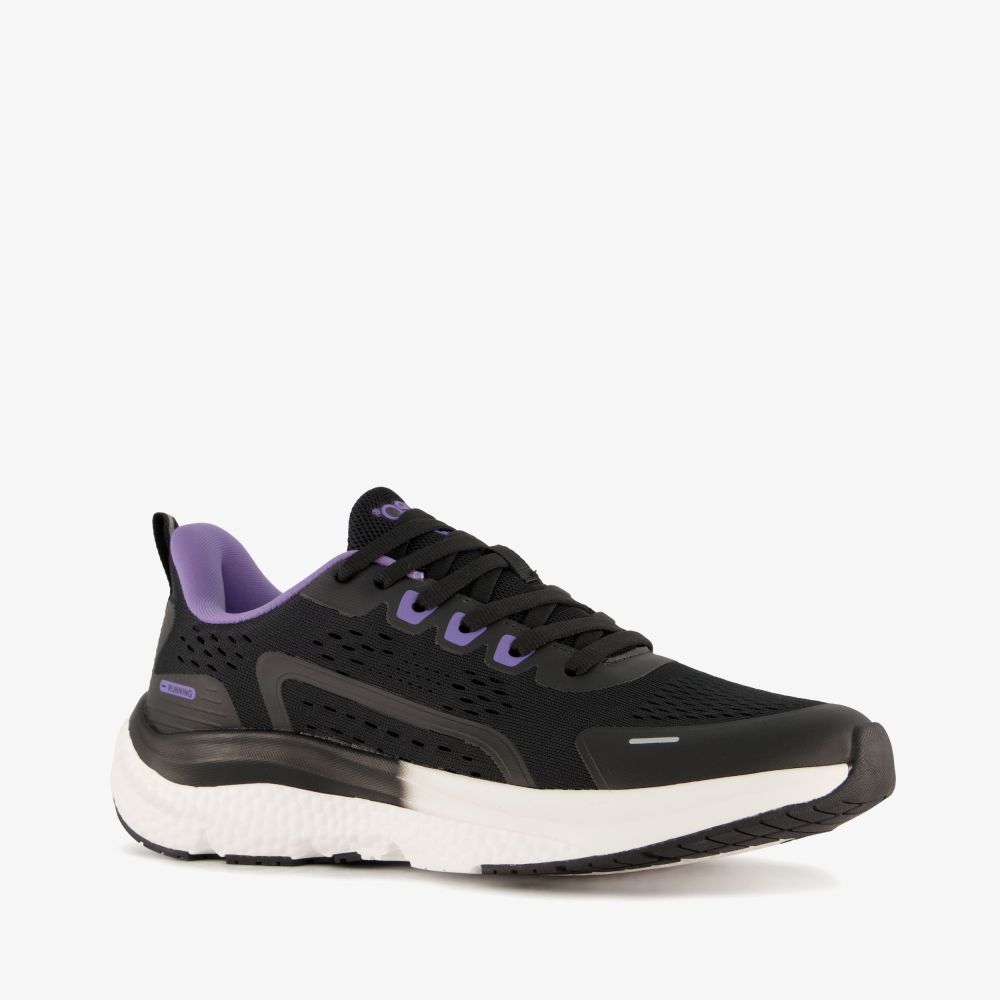 Osaga dames hardloopschoenen zwart paars
