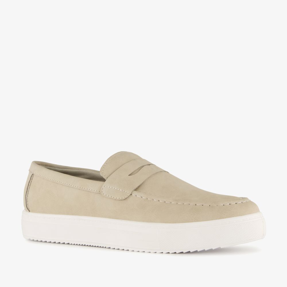 Emilio Salvatini heren instappers beige
