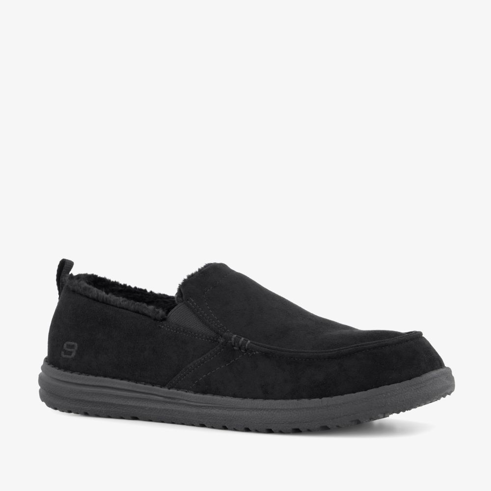 Skechers Melson - Willmore heren pantoffels zwart