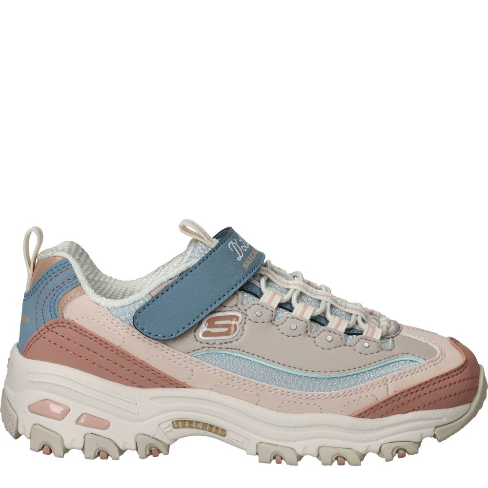 Skechers D'Lites Sneakers Meisjes Beige