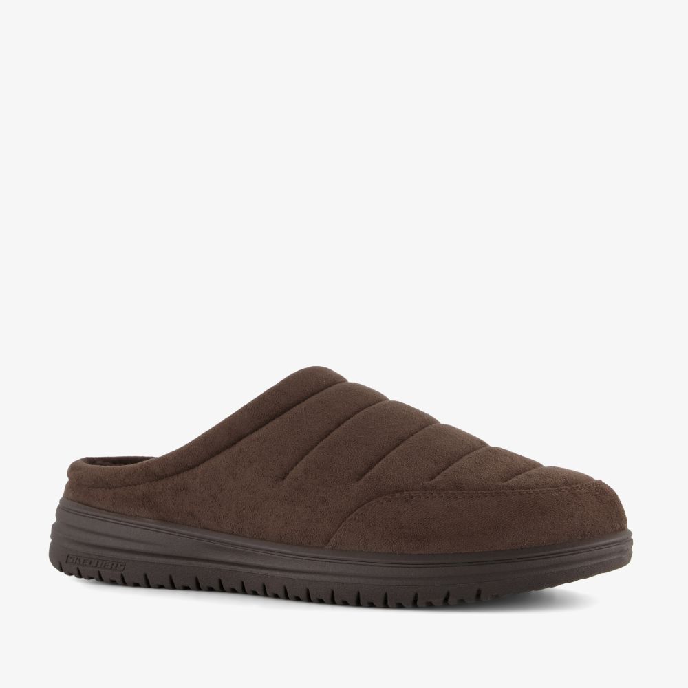 Skechers Murette Garvanza heren instap pantoffels bruin