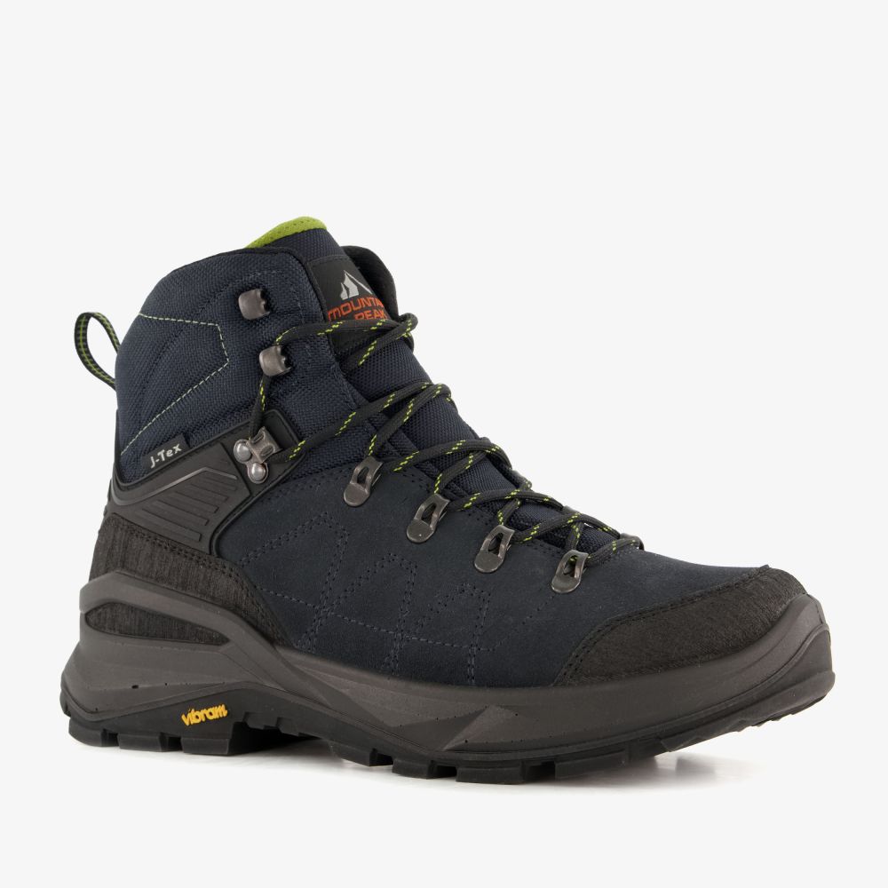 Mountain Peak suède cat. B wandelschoenen vibram zool blauw
