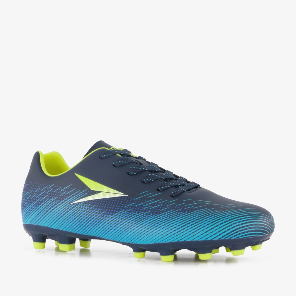 Dutchy Vision FG heren voetbalschoenen blauw geel