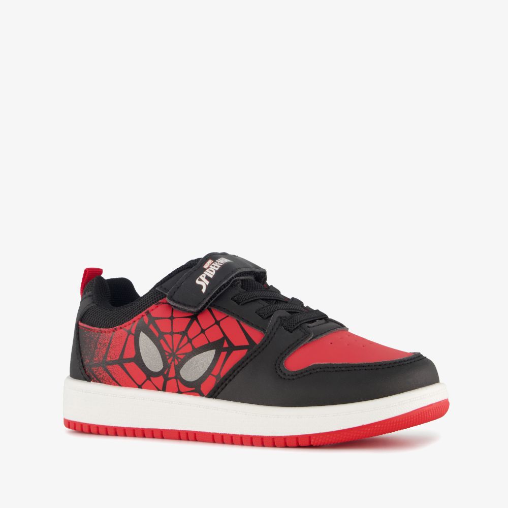 Spider-Man jongens sneakers rood zwart