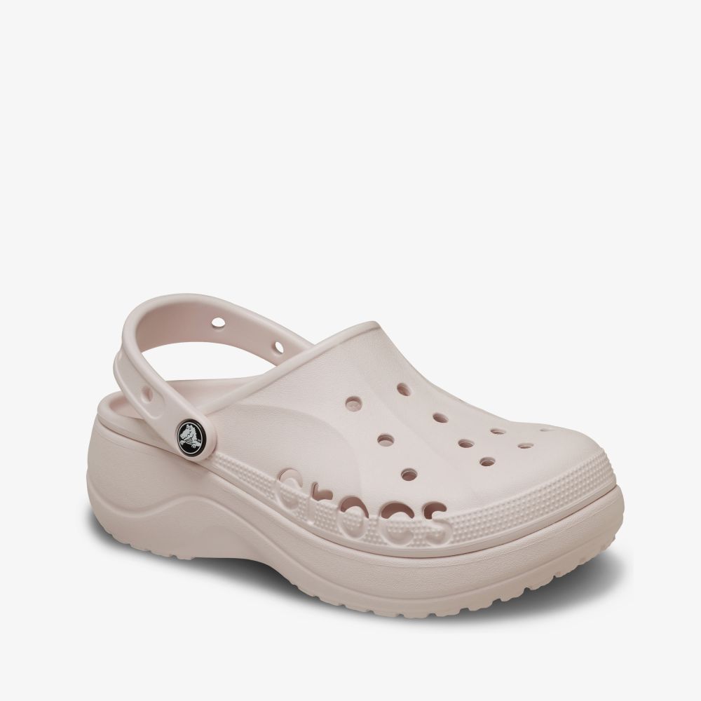 Crocs Baya Platform Clogs Barely Pink dames klompen