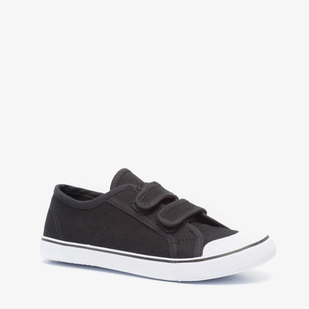 Chicane kinder gymschoenen klittenband zwart