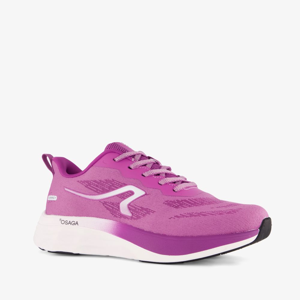 Osaga dames hardloopschoenen roze wit