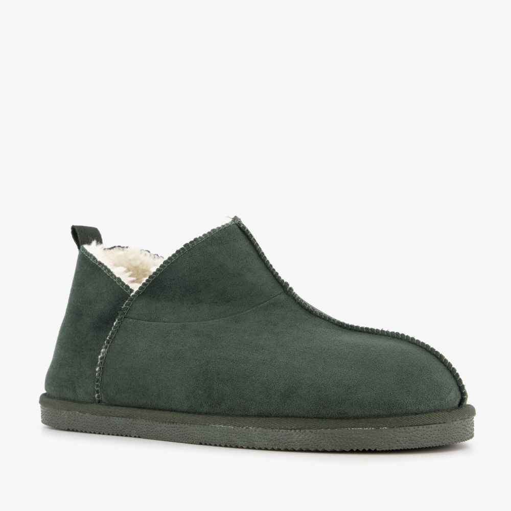 Thu!s gevoerde heren pantoffels groen
