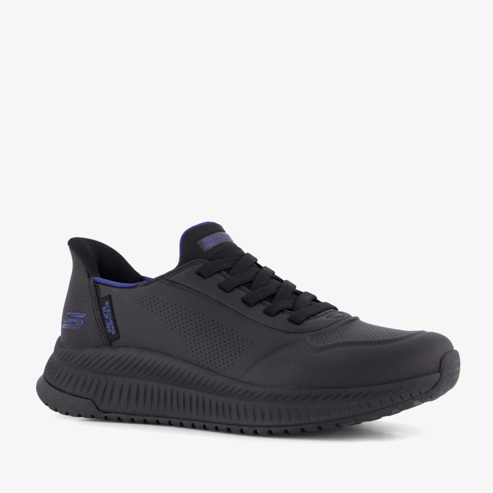 Skechers Slip-ins: BOBS Sport Squad 4 heren sneakers blauw