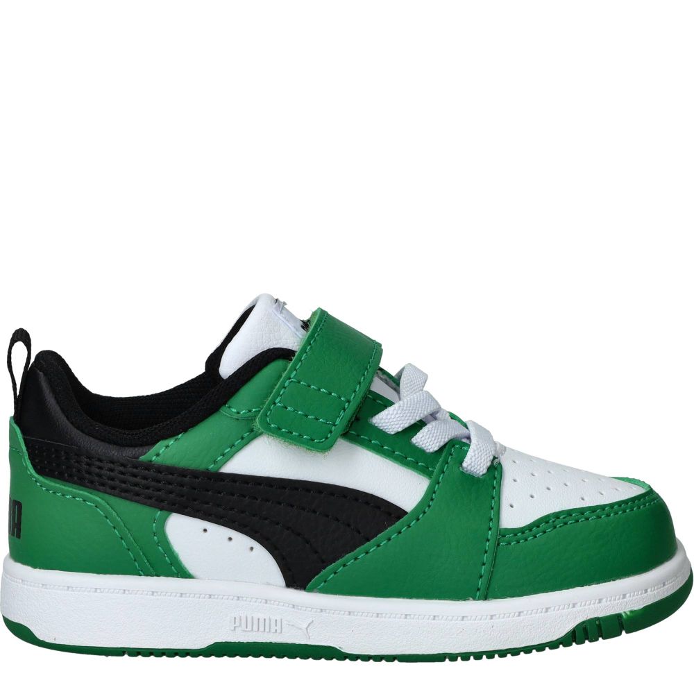 Puma Rebound V6 Low Sneakers Jongens Groen