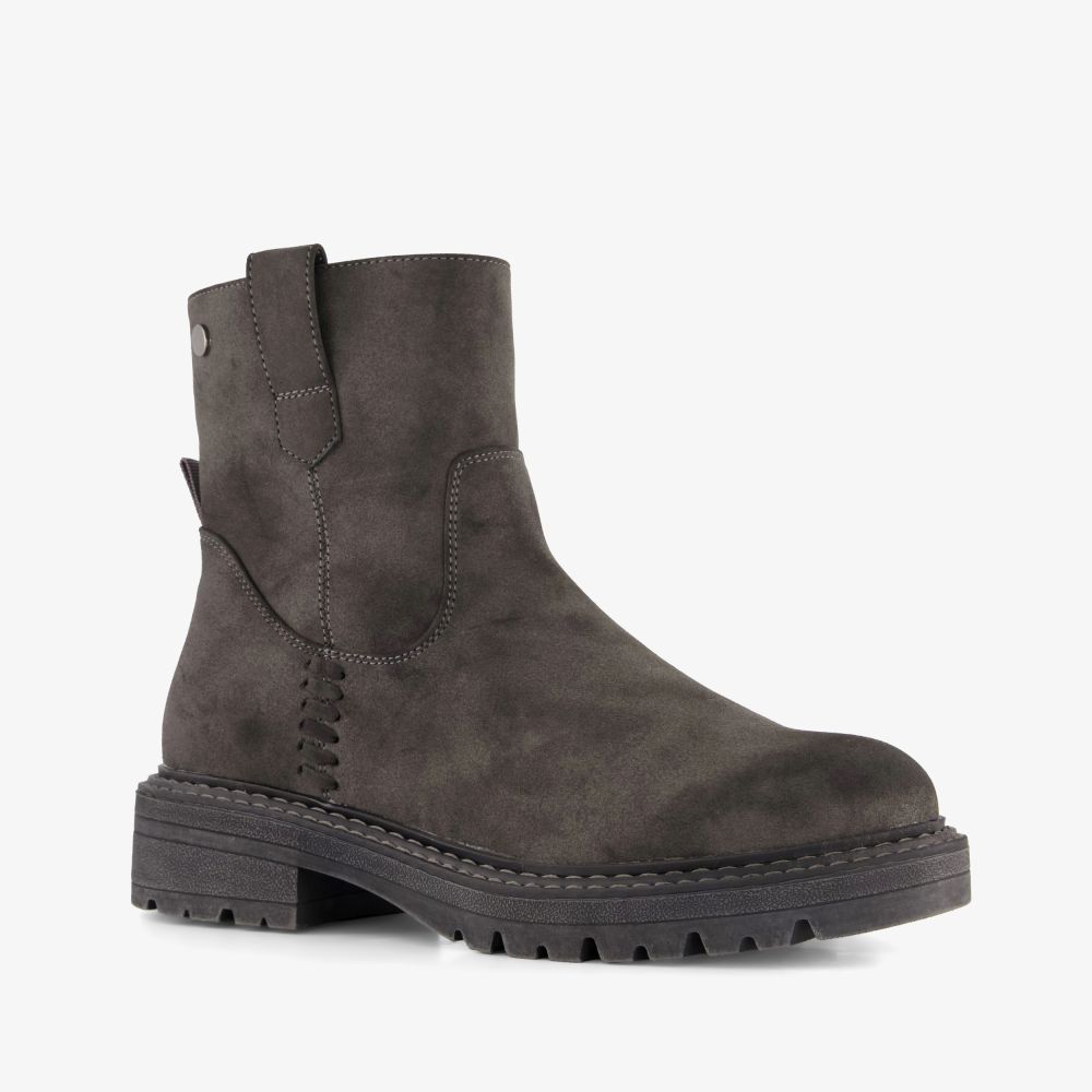 Blue Box dames boots donkergrijs