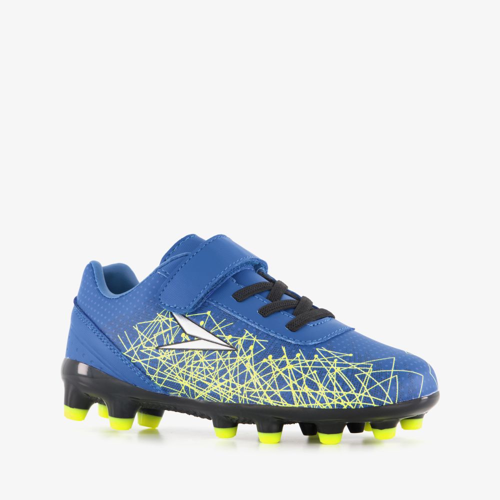 Dutchy Elevate FG kinder voetbalschoenen blauw geel