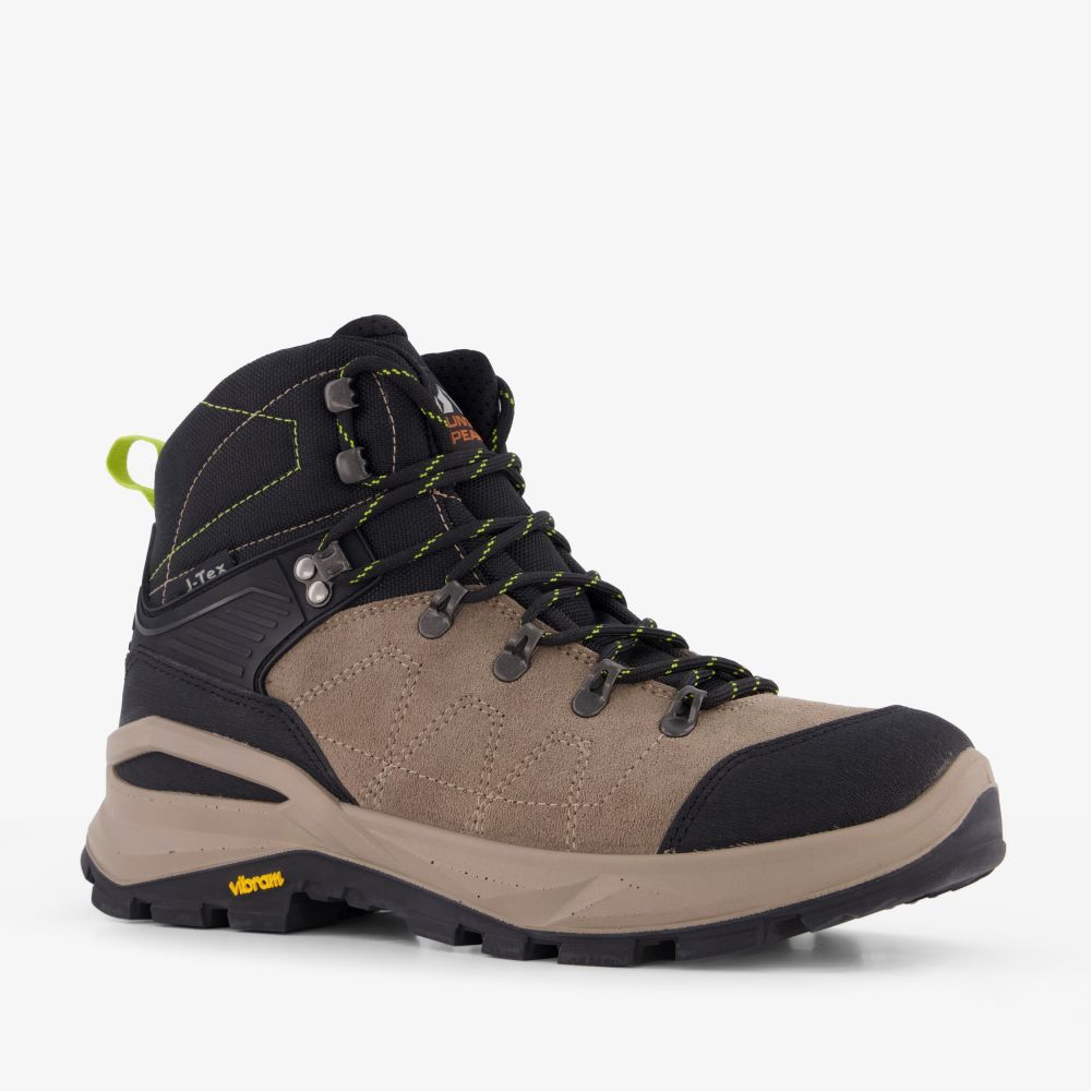 Mountain Peak heren cat. B wandelschoenen vibram zool beige