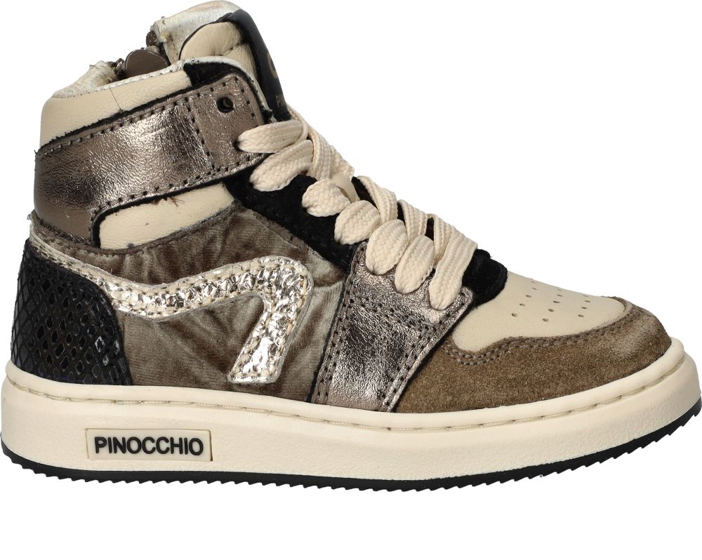 Pinocchio Sneakers Meisjes Taupe