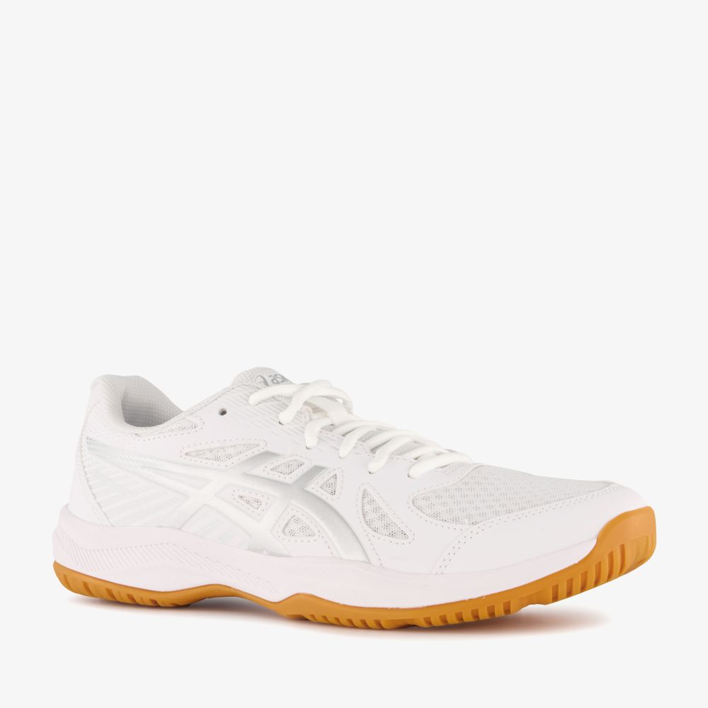 ASICS Upcourt 6 dames zaalschoenen wit bruin