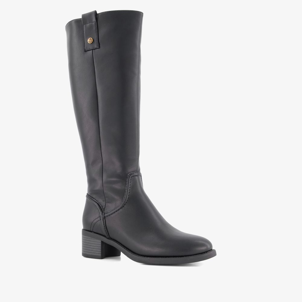 Mexx XX By Mexx hoge dames laarzen met hak zwart