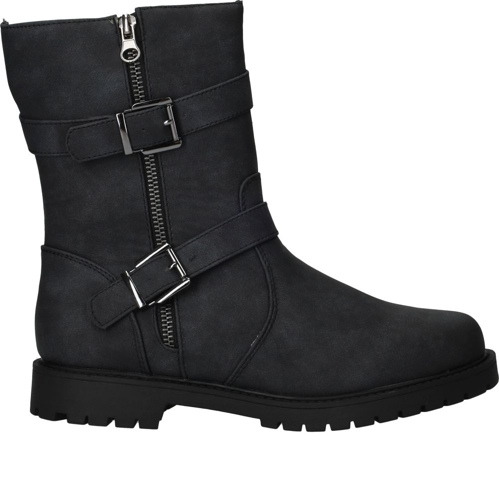 Dstrct Bikerboots Dames Zwart