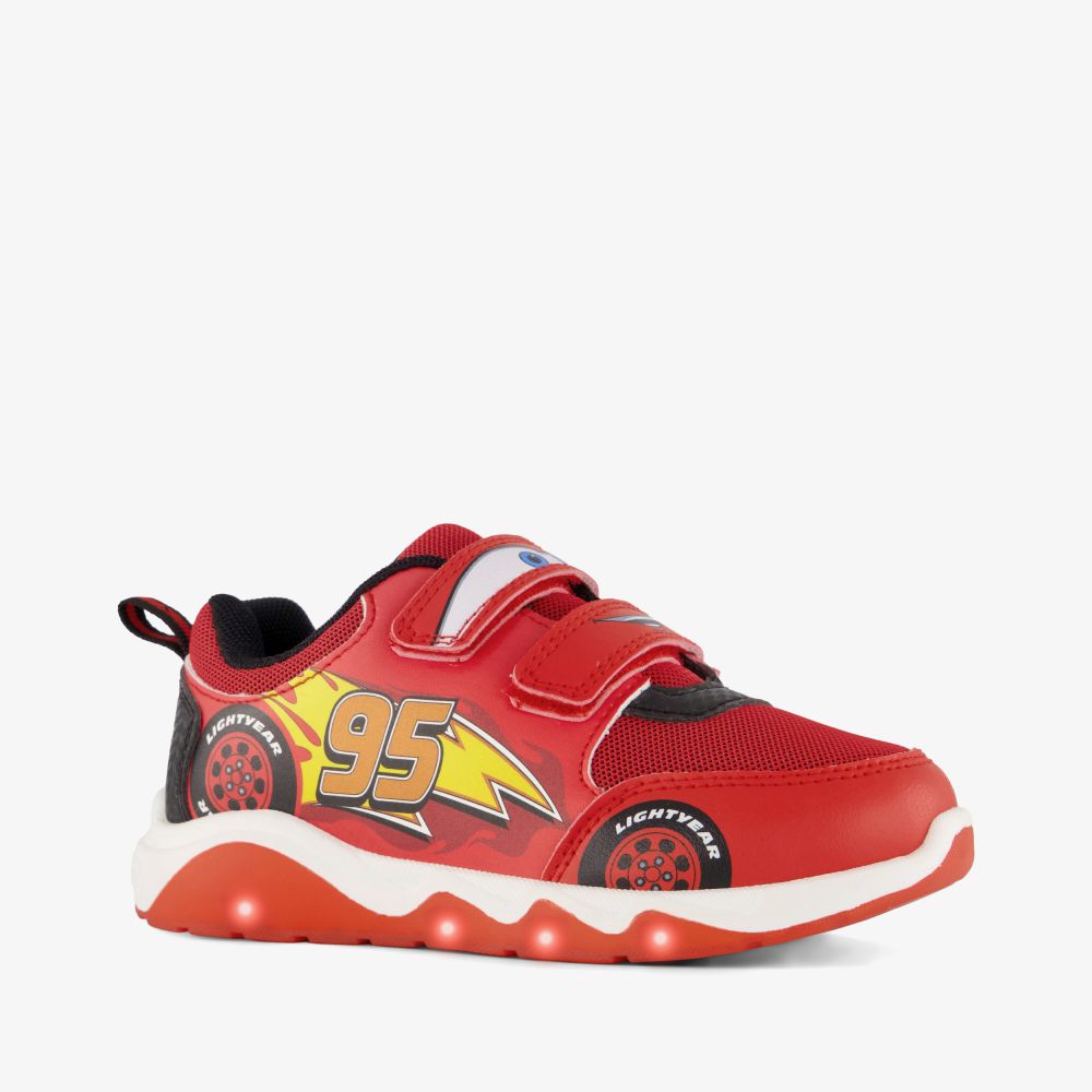 Cars jongens sneakers met lichtjes rood