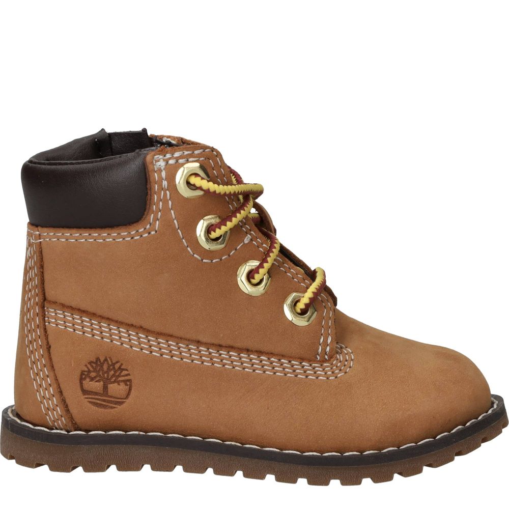 Timberland Pokey Pine Mid Lace Up With Zip Veterboots Cognac