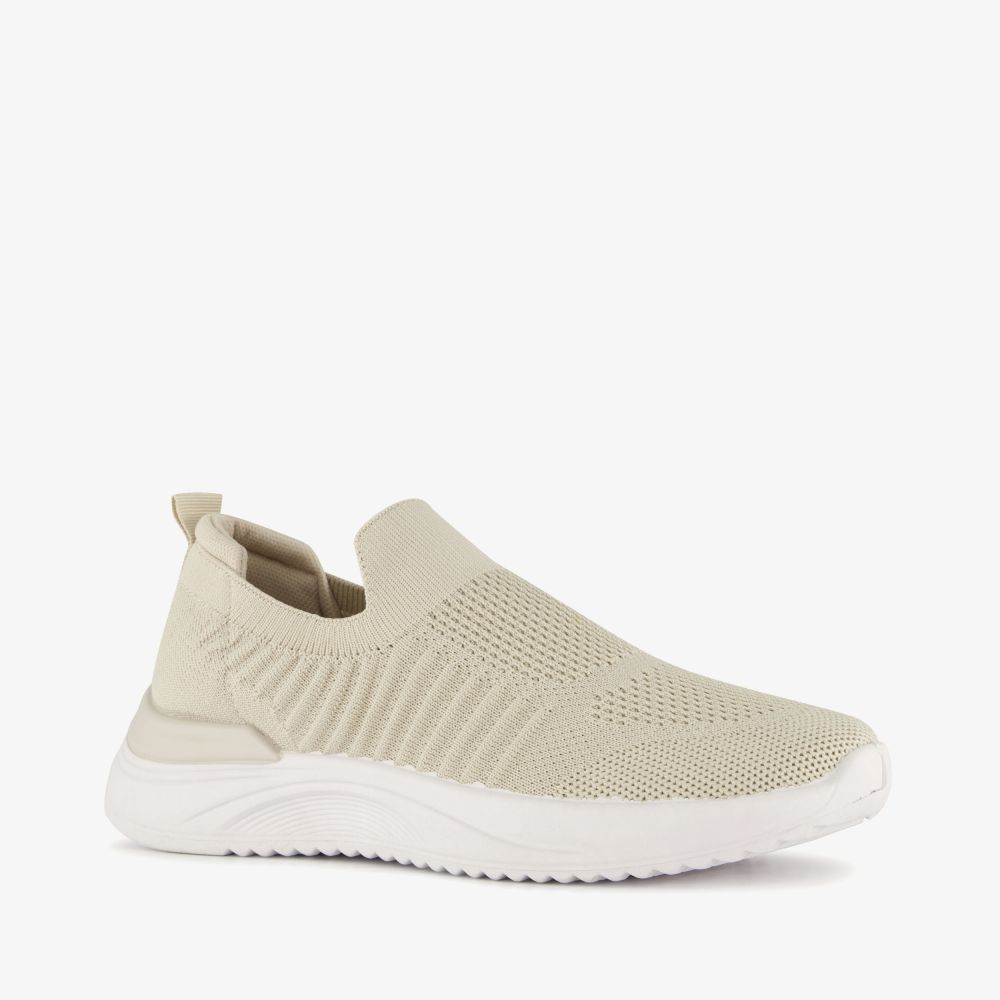Scapino Dames instap sneakers beige