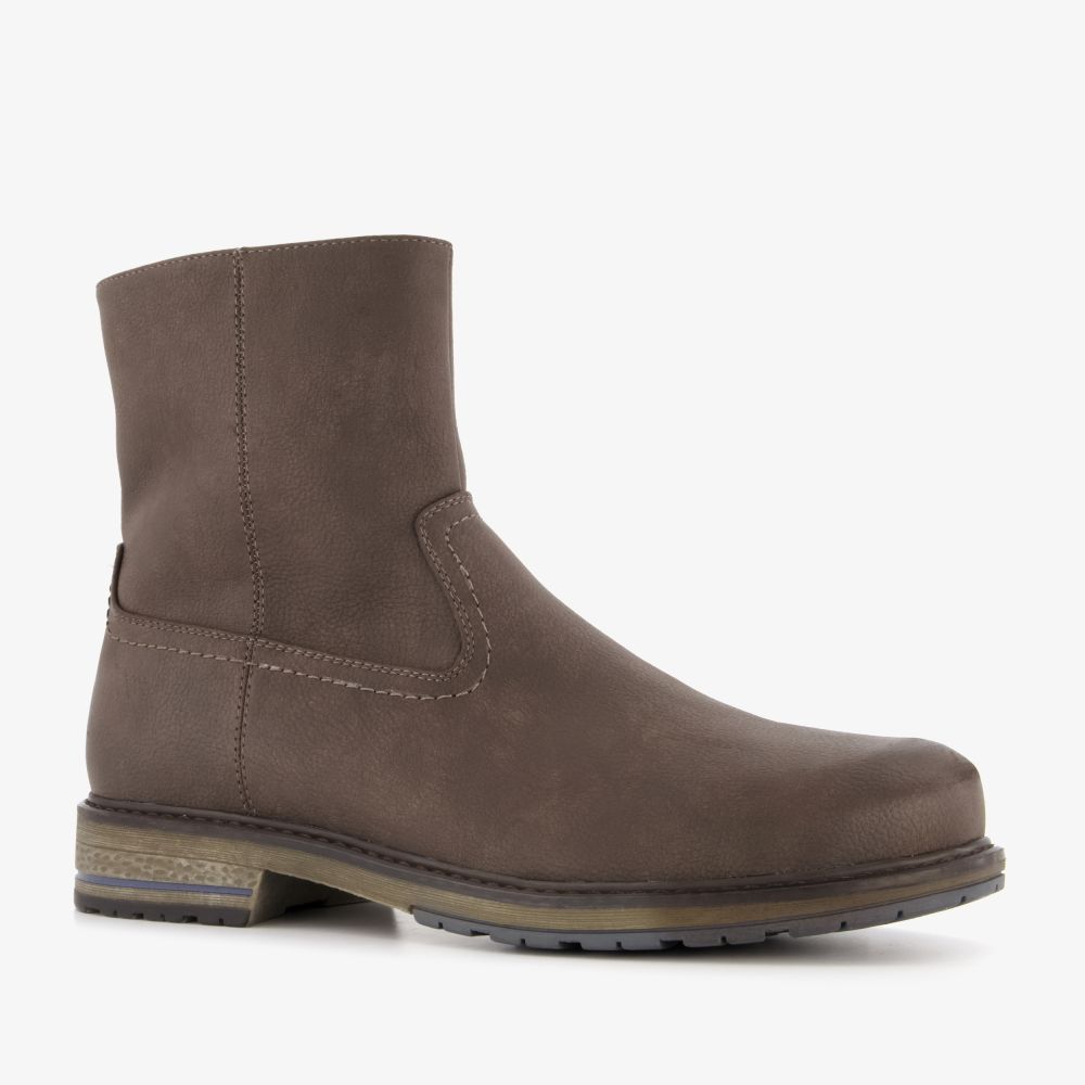 Blue Box gevoerde heren boots bruin