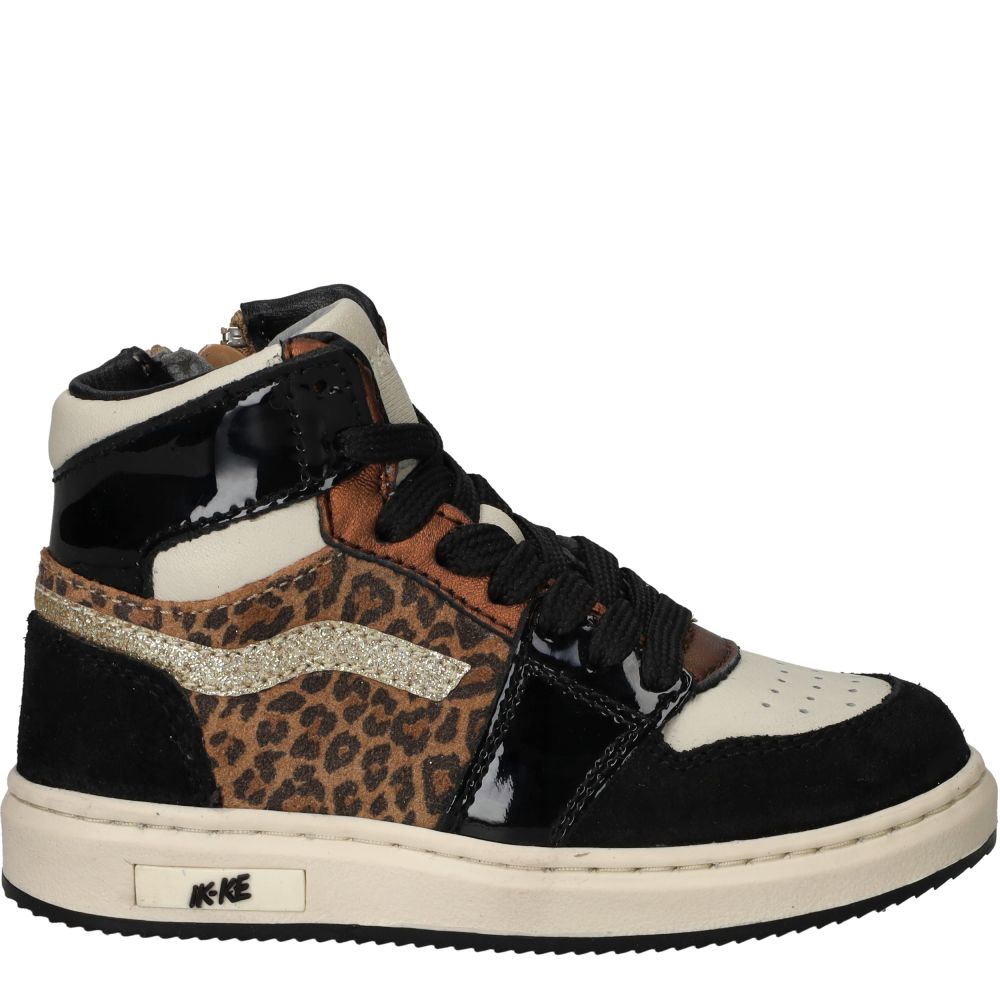 Ikke IK-KE Veterschoenen Meisjes Zwart