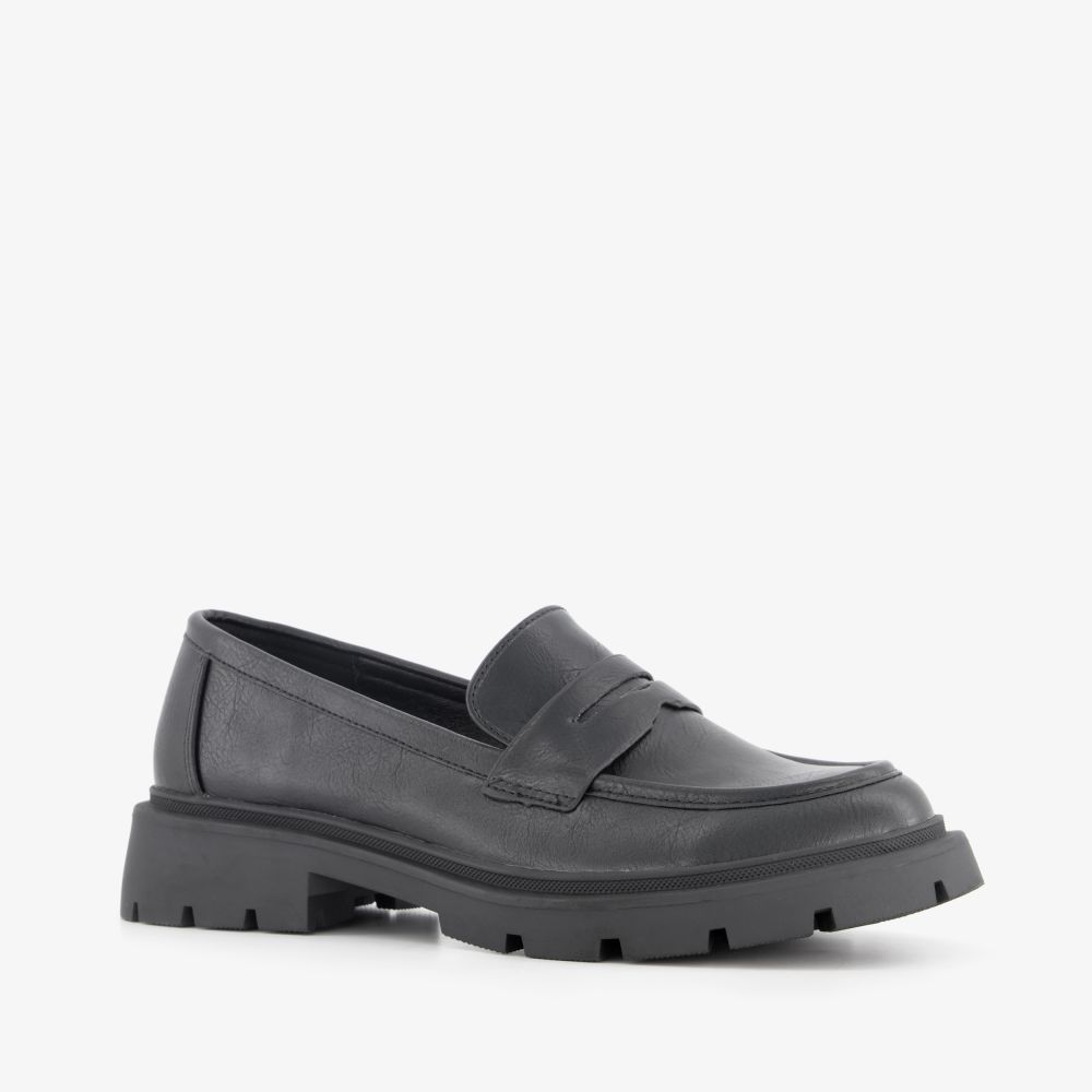Nova dames loafers zwart